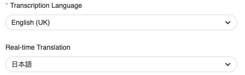 Audio Language Selection