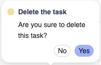 Delete Recording Confirmation