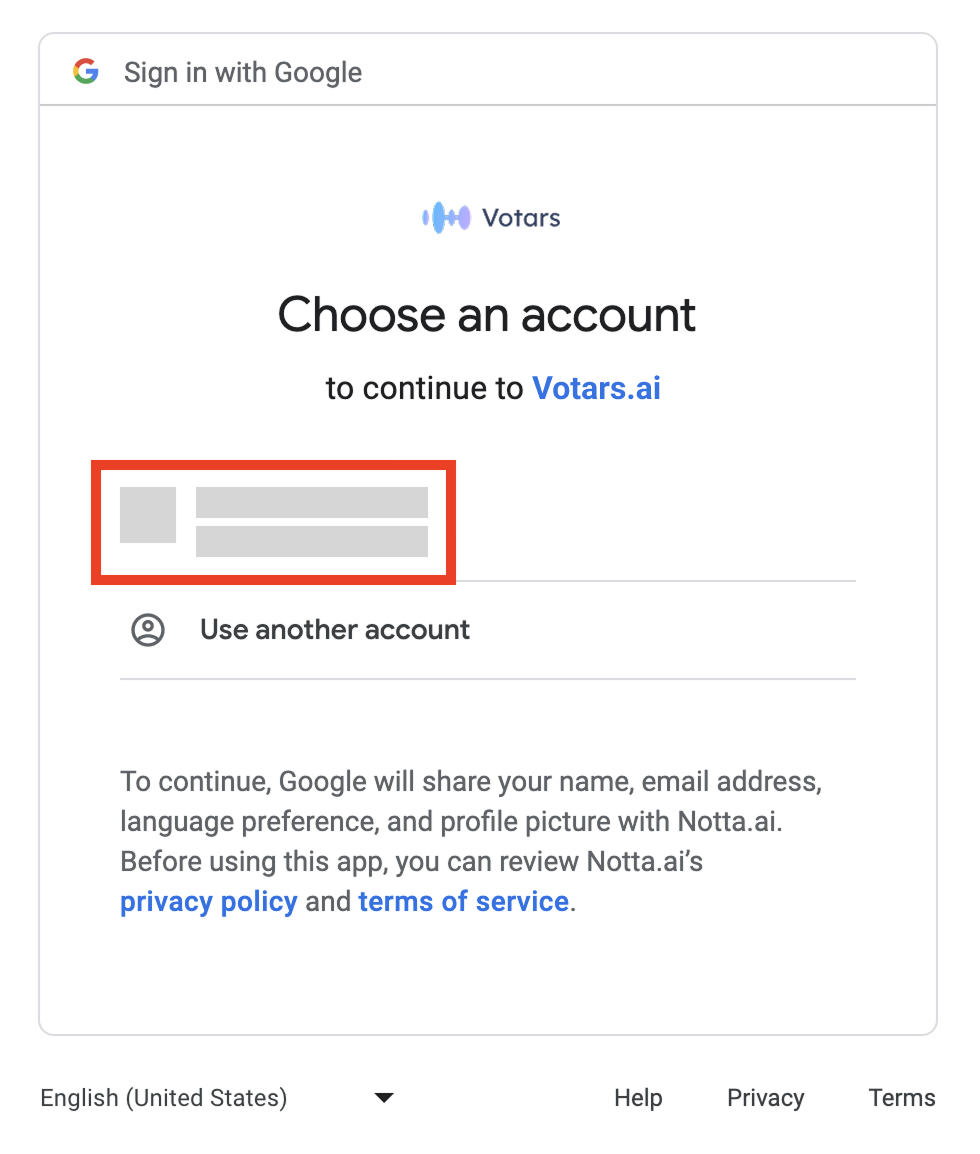 Calendar Sign-in Options