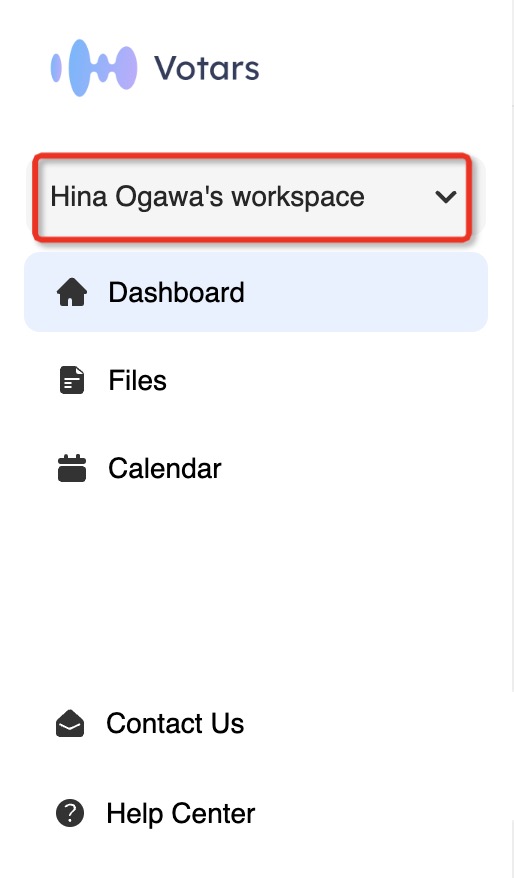 Manage Workspace Screenshot