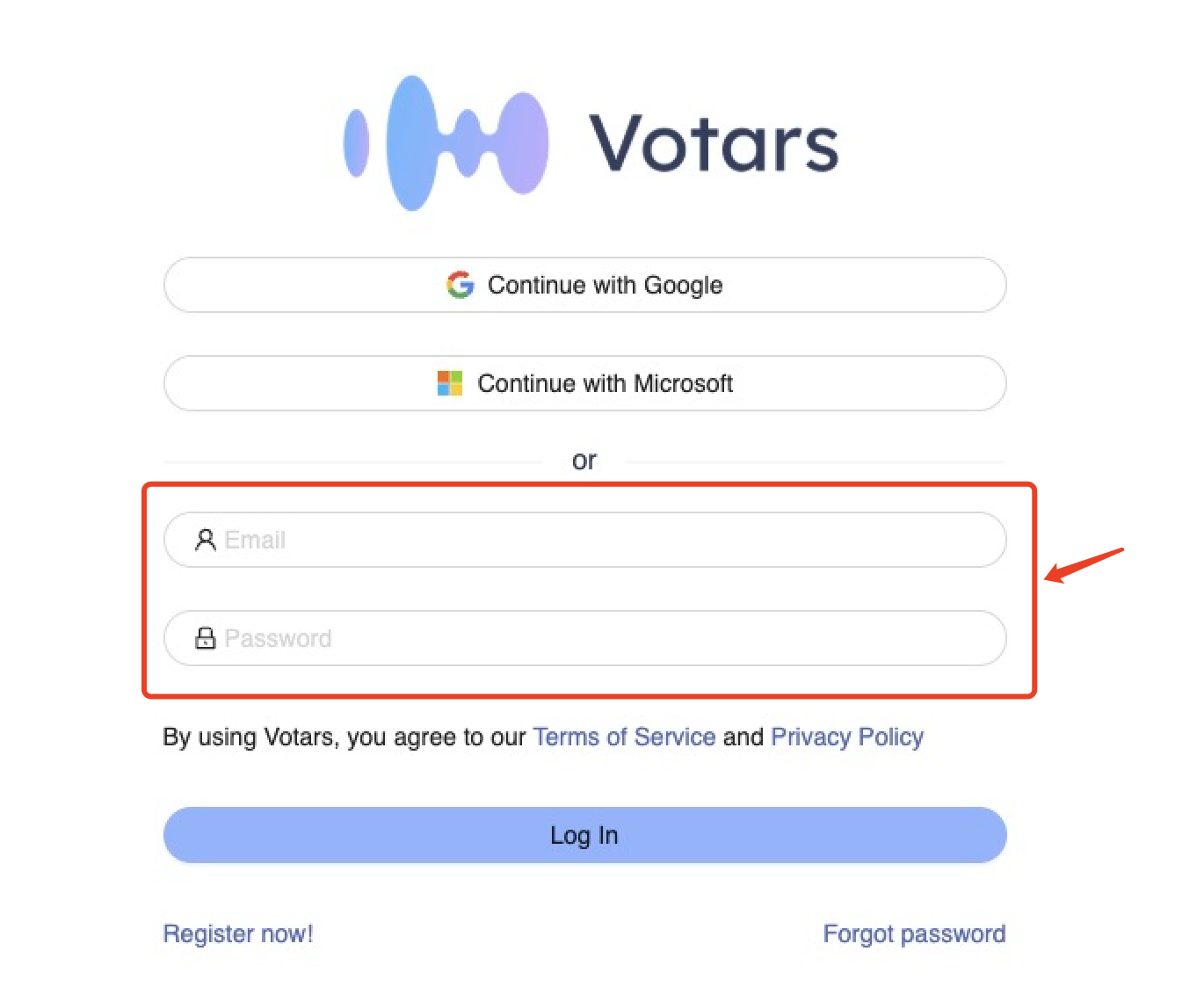 Email Login Form